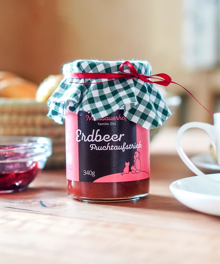 Mühlbauerhof selbstgemachte Marmelade